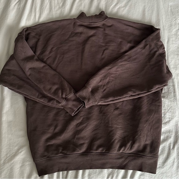 The Group by Babaton Mockneck Sweatshirt - Rich Mocha Brown - Picture 2 of 5